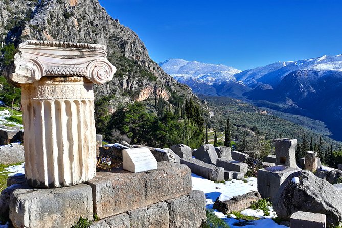 2 Days Private Tour/ Delphi (Apollo Oracle) & Meteora (Orthodox Monasteries) - Meteora photos at 8:00 AM, then Ano Trikala fortress and Thermopylae