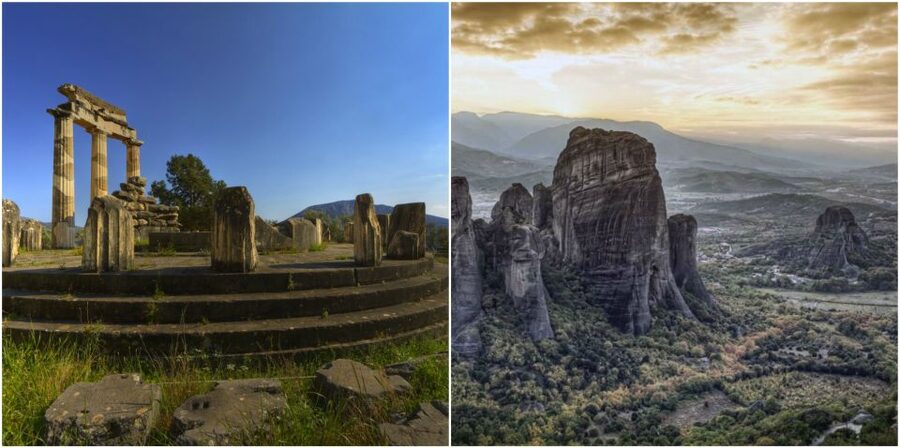 2 days Spanish guided tour in Delphi and Meteora - Meeting point at Melina Mercouri, then head for Delphi