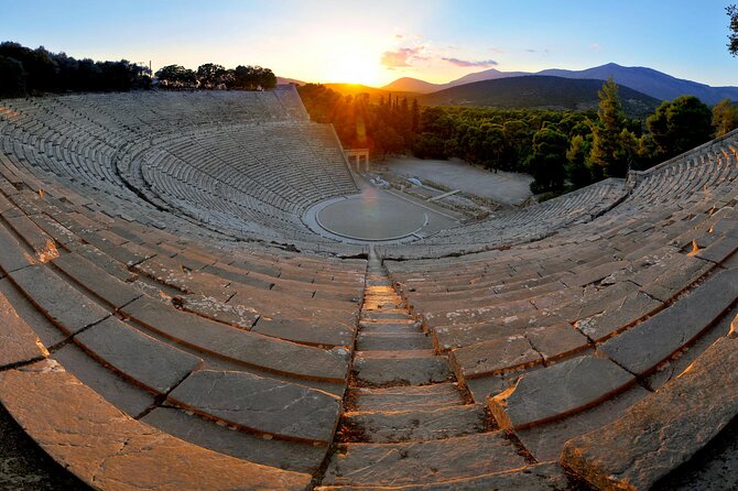 4-Day Classical Tour Greece: Epidaurus, Mycenae, Olympia, Delphi, Meteora - Day 1: Epidaurus theatre, Corinth Canal views, and a Nafplion reset