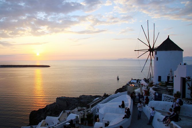 4 Day Private Tour to Paros, Mykonos, Santorini, - Day 3: Mykonos to Santorini, Fira caldera views, and the Palea Kameni cruise option