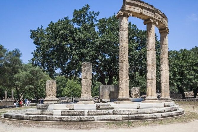 4day Spanish tour in Epidaurus Mycenae Olympia Delphi and Meteora - Day 2: Olympia archaeology site and the museum, then onward to Delphi via the Rio-Antirrio bridge