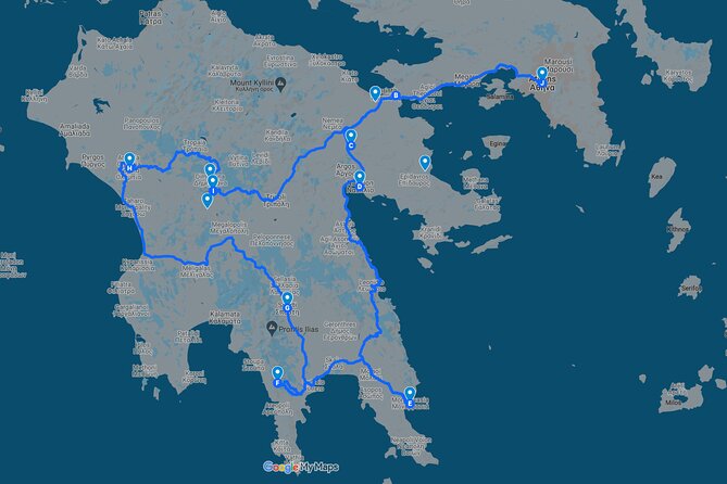 5-Day Best of Peloponnese Private Tour: Nafplio/Olympia/Mycenae/Epidaurus/more - Private door-to-door comfort from Athens