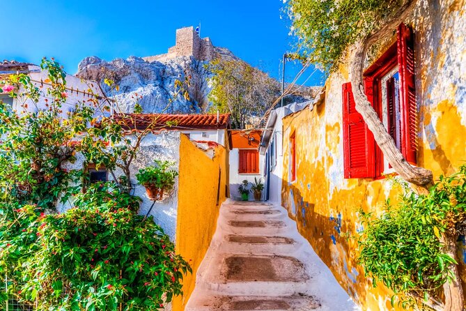 A Journey through Time Rediscovering Athens Iconic neighborhoods - Plaka’s cobblestones and Acropolis views from street level