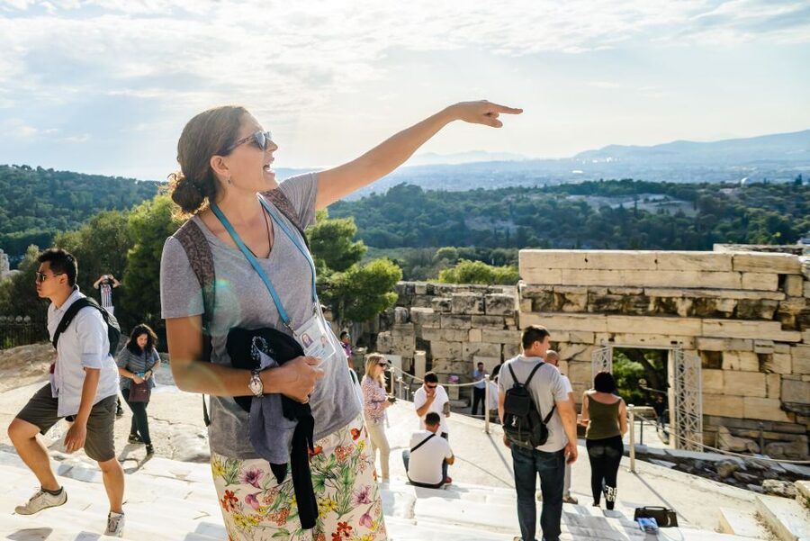 Acropolis: Acropolis and Parthenon Guided Walking Tour - Wireless audio and guide styles, what to expect in the real crowd