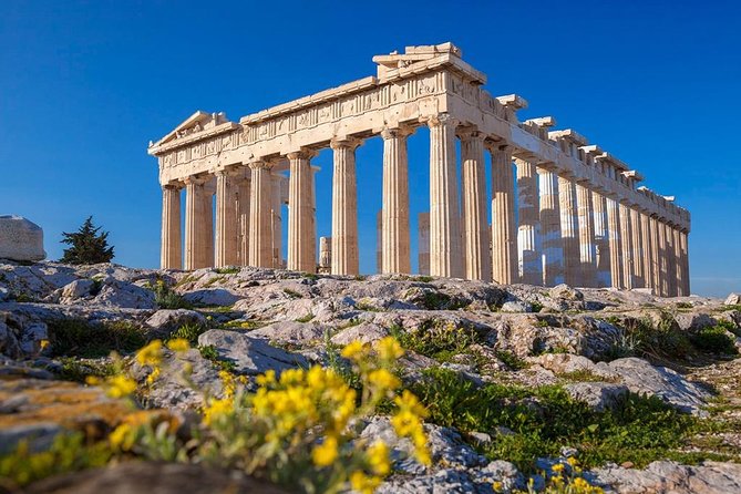 Acropolis E-Ticket with Audio Guide & Athens City Audio Tour - Stop 2 at Erectheion: Athena vs Poseidon and the honey-cake snake