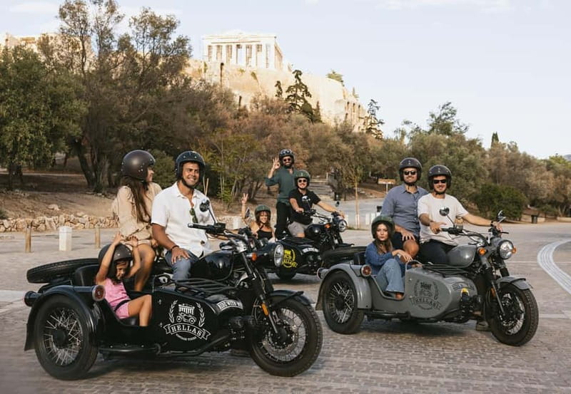 Acropolis of Athens: 60′ Tour in a Vintage Motorcycle - The Athens route: Plaka, Thiseion, Monastiraki, and the traffic you avoid