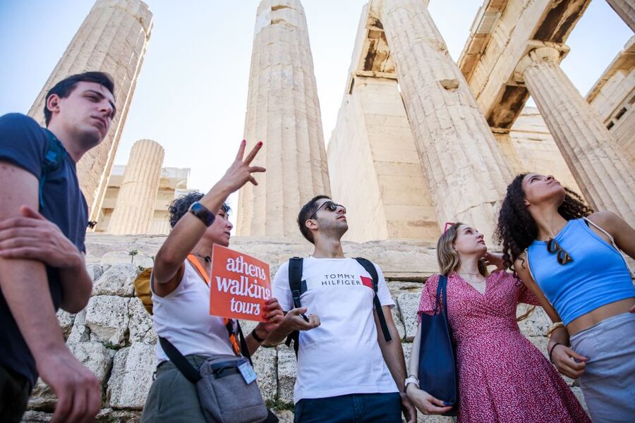 Acropolis, Plaka & Ancient Agora Guided Tour - Where the tour starts near Hadrian’s Arch walkway