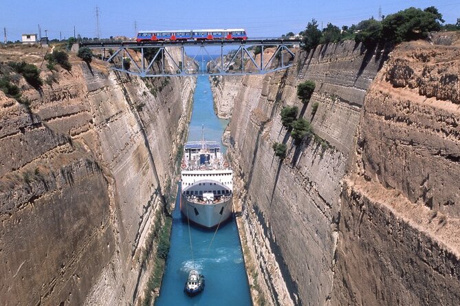 An exciting exploration of Peloponnese at ancient Corinth, Mycenae and Nafplio - From Piraeus port or your hotel, right into the Acropolis views