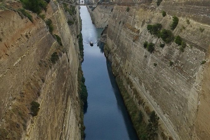 Anc. Corinth, Mycenae, Epidaurus & Nafplio Full Day Private Tour - Corinth Canal: a quick, spectacular engineering pause