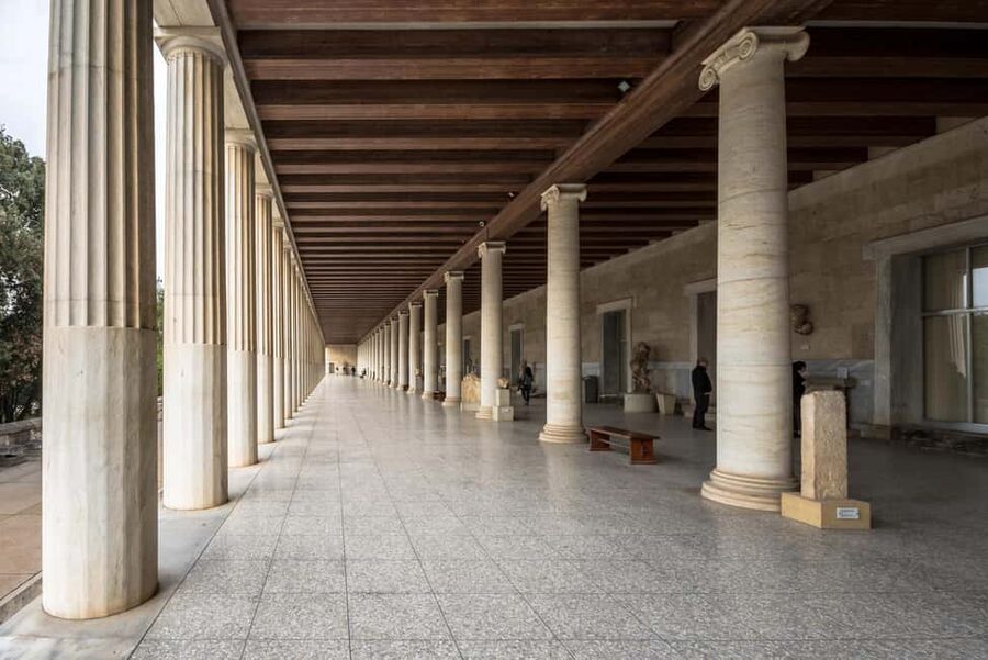 Ancient Agora: Audiovisual self-guided tour with 3D models - Courts, stoas, fountains, and workshops: how the city worked