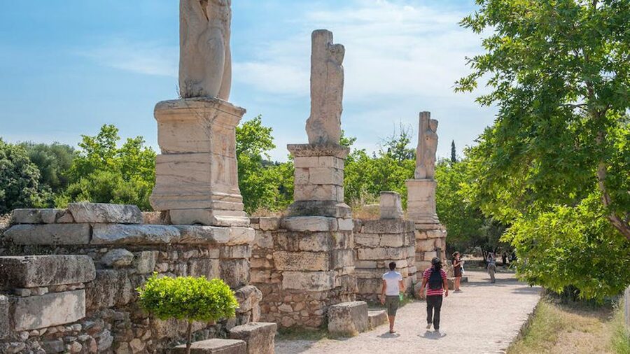 Ancient Agora: E-Ticket w/Treasure Hunt Tour on your phone - Temple of Hephaestus and the Agora Route You’ll Actually See