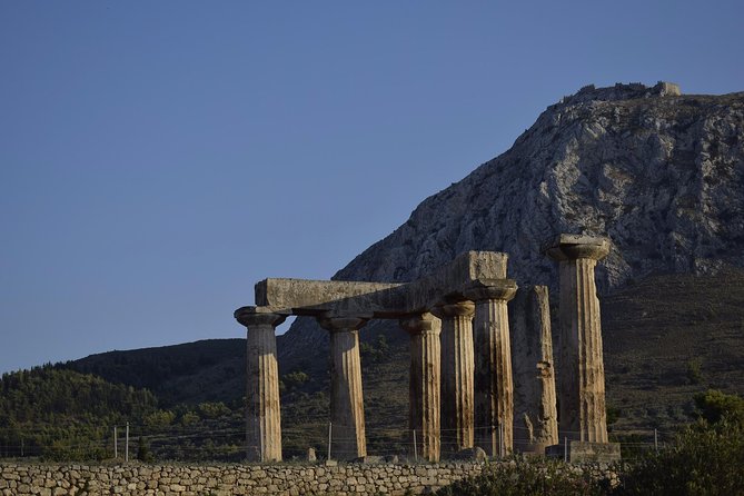 Ancient Corinth - Acrocorinth & Corinth Canal Private Half-Day Trip from Athens - Ancient Corinth ruins and the St Paul bema moment