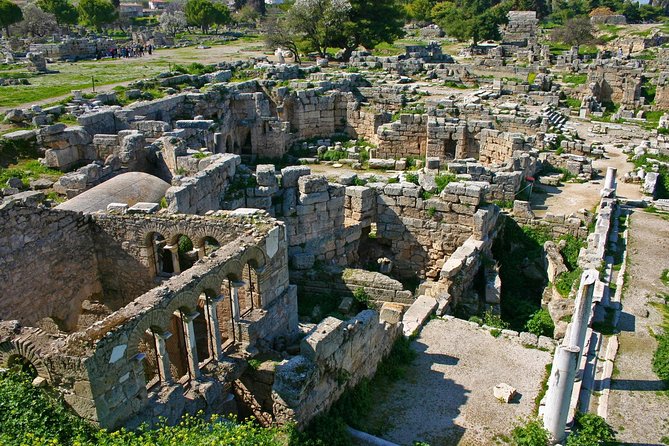 Ancient Corinth, Isthmus/ Kechries Private biblical tour from Athens or Nafplion - Loutraki Sea Break, Optional Seafood, and Olive Oil Tasting