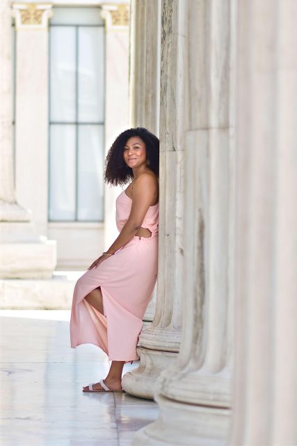 Ancient Greece Photoshoot - Meeting at Panepistimiou, then getting to the “Greek architecture” look