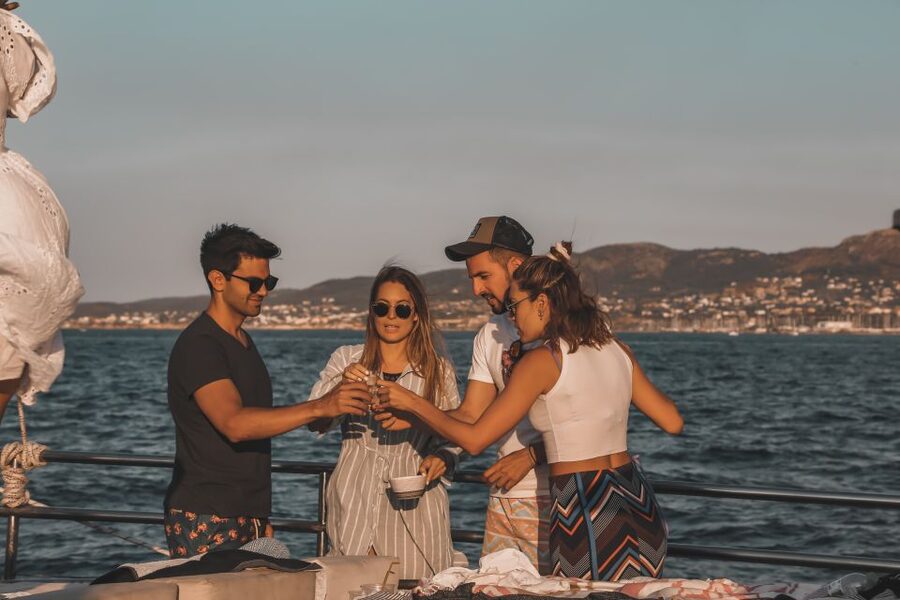 Athens: 3-Hour Sunset Cruise with Swim Stop, Snacks & Drinks - The swim stop: how to make the jump feel worth it