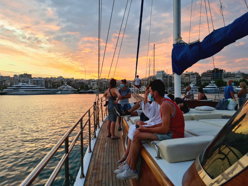 Athens: 3-Hour Sunset Cruise with Swim Stop, Snacks & Drinks - Drinks and hosting: the crew makes or breaks this kind of night