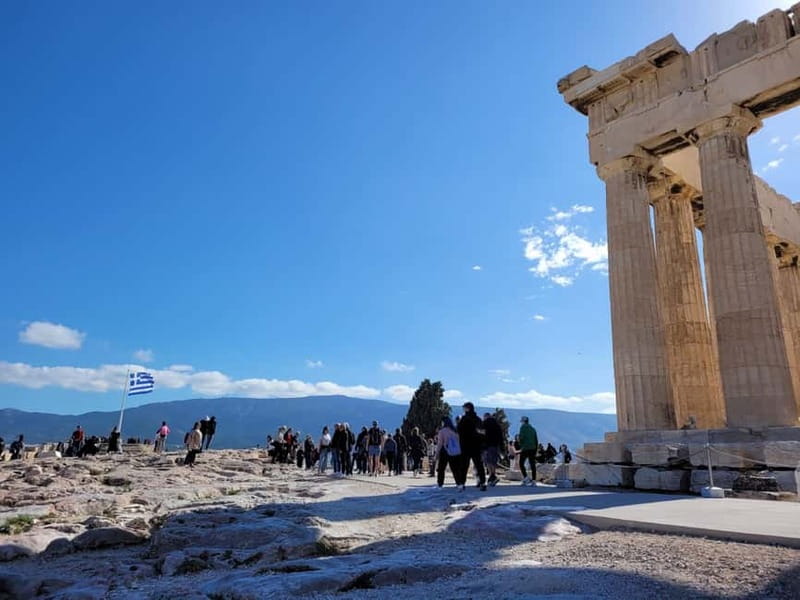 Athens: Acropolis and Parthenon Guided Walking Tour - Odeon of Herodes Atticus and the city view that anchors it all