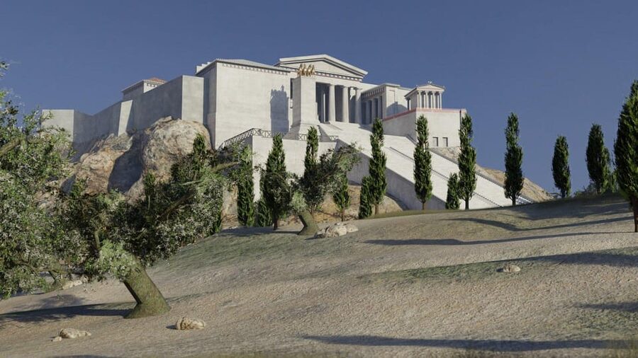 Athens: Acropolis Entry Ticket & VR Audio Guided Tour - Getting in: timed entry, QR-less PDF, and which door to use