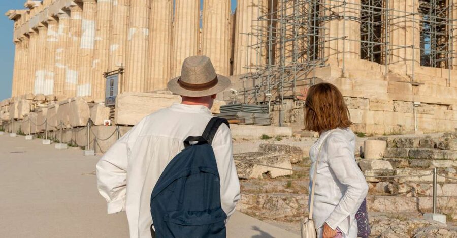 Athens: Acropolis & Plaka Neighborhood Private Walking Tour - Entering the Acropolis with a state-licensed archaeologist
