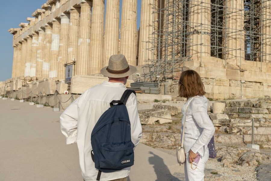 Athens: Acropolis & Plaka Neighborhood Private Walking Tour - Propylaea and the Athena story tied to sailors and bronze