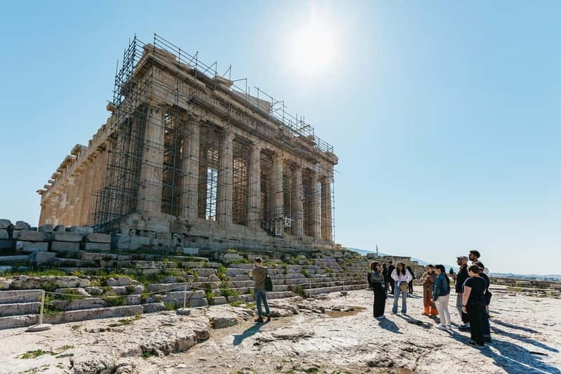 Athens: Acropolis Sunset Tour with Optional Fast-Track Entry - Getting started at Porinou 5, then heading toward the South Slopes entrance