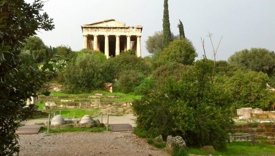 Athens: Agora and Hephaistos Temple Entrance Ticket - Entering at Thissio Square: don’t trust old maps