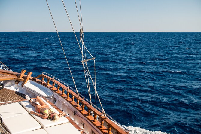 Athens: All Day Cruise to Agistri Moni Aegina with Lunch & Drinks - Lunch on Board: A Real Greek Buffet Day
