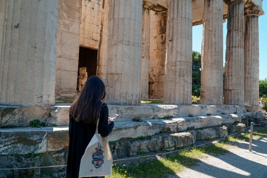 Athens: Ancient Agora E-Ticket and Audio Tour - End near the Theatre of Dionysus, then keep going to the Acropolis