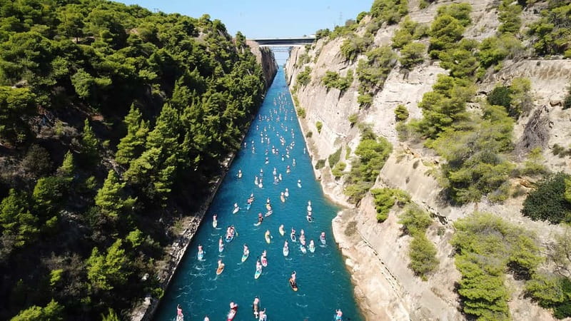 Athens: Ancient Corinth and Canal Shore Excursion - Corinth Canal first, where engineering does the talking