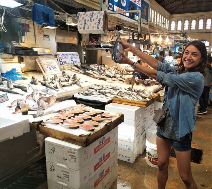Athens: Authentic Greek Food Walking Tour - Athinas street tastings: spices, herbs, and older shops with character