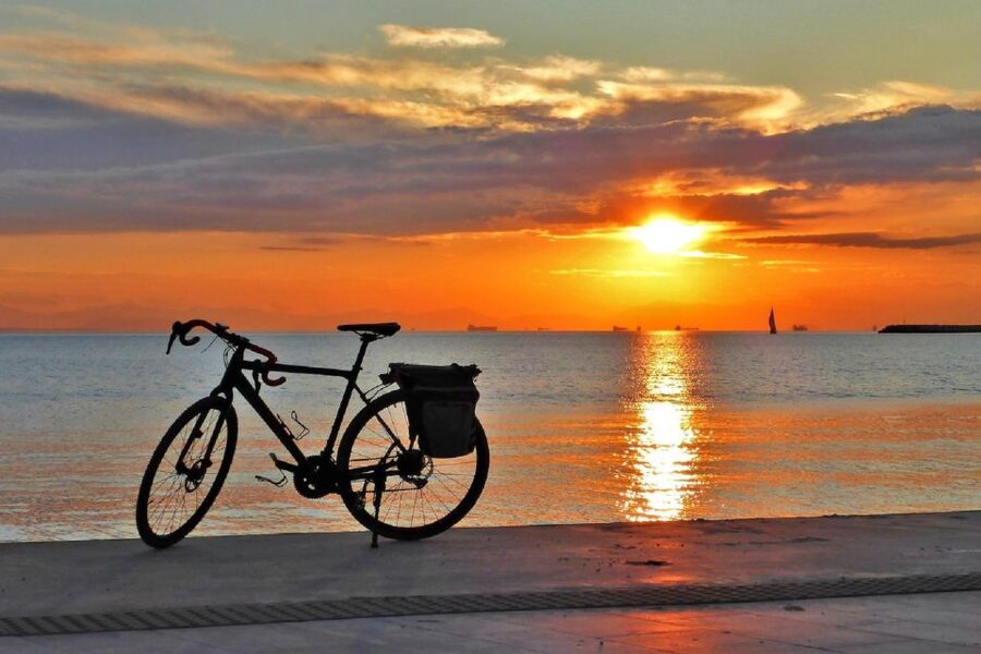 Athens: Authentic neighborhoods & the beach Bike Tour - Starting point by Veikou 131, then a smooth warm-up toward the Acropolis