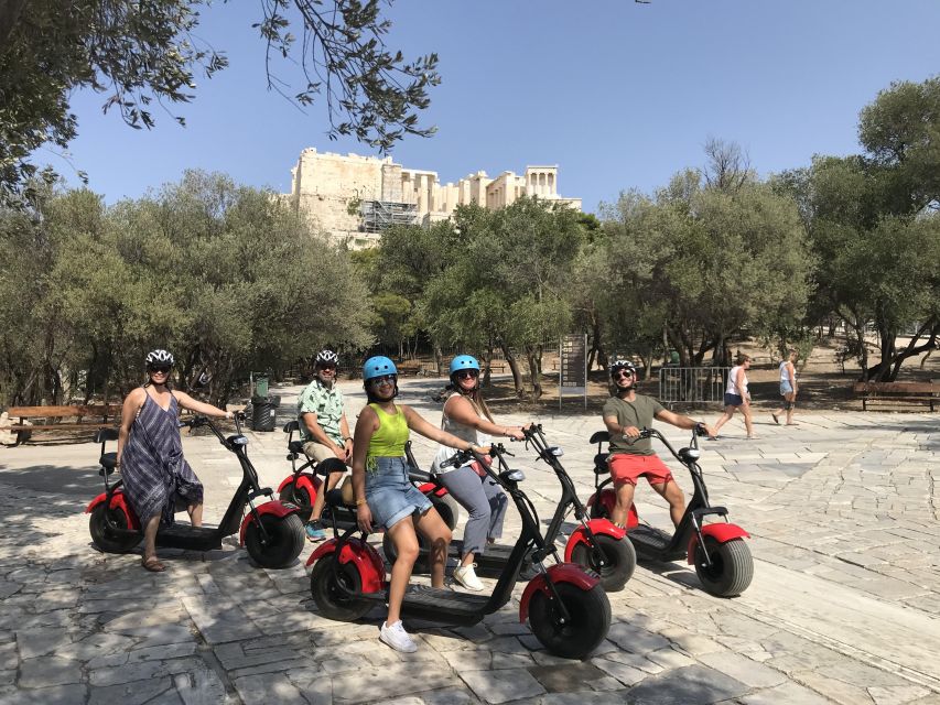 Athens: Award-Winning Acropolis Guided e-Scooter Tour - The National Observatory area and a secret scenic viewpoint stop