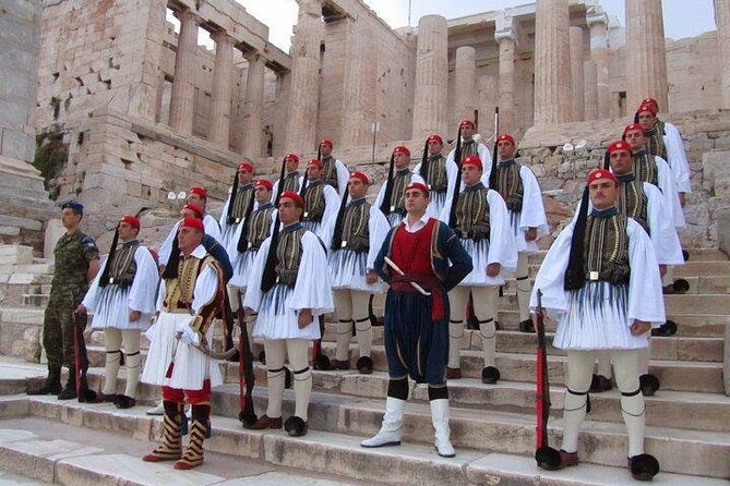 Athens Best All Inclusive Half Day Private Tour 2026 - Areopagus Hill: the stairs moment with a viewpoint payoff