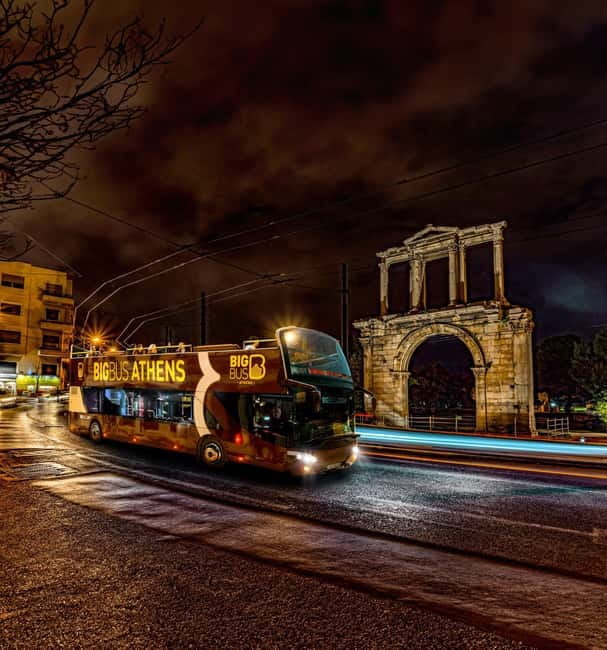 Athens: Big Bus Panoramic Night Tour by Open-Top Bus - The Best Time to Go: 8:15 PM vs 9:15 PM