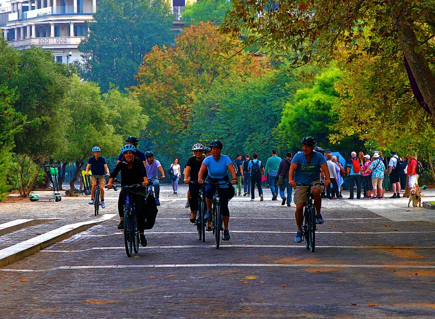 Athens: Bike Tour with Acropolis & Parthenon Visit - Presidential Palace changing of the guards: short moment, big energy