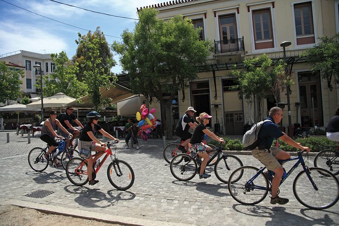 Athens Bike Tour - Ancient Agora to Roman Agora, short stops that add up