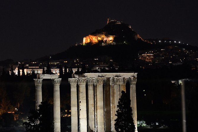 Athens By Night Driving Tour (Highlights) , and Dinner time - Why Athens by Night hits differently from a vehicle