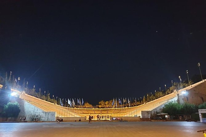 Athens By Night Driving Tour (Highlights) , and Dinner time - Acropolis glow: Parthenon views and the Zeus Olimpio moment