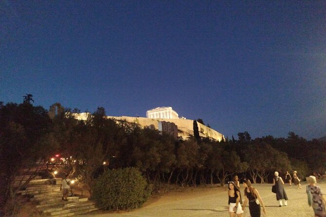 Athens by Night Tour - Panathinaiko Stadium: the 1896 Olympics cue in 10 minutes