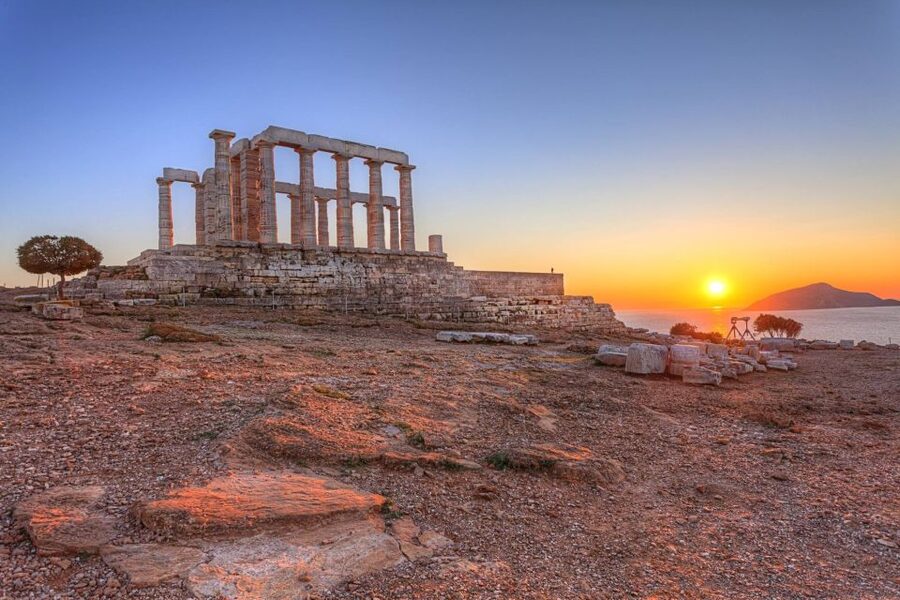 Athens: Cape Sounion &Temple of Poseidon Sunset Tour & Audio - Lake Vouliagmeni stop: famous springs, short visit