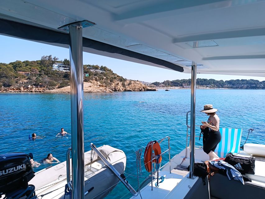Athens: Catamaran Cruise with Fresh Lunch and Wine - Voula onboard lunch: Greek meze done fresh, not like cafeteria food