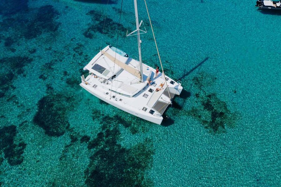 Athens: Catamaran Cruise with Fresh Lunch and Wine - The two swimming stops that actually make the trip worth it