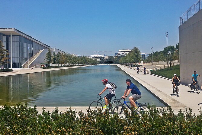 Athens City and Sea bike tour - Keramikos walls and the Averof ship, past the ancient city limits
