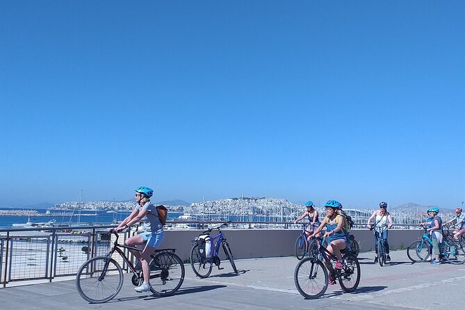 Athens City and Sea bike tour - Thissio cobbled streets and the final Acropolis viewpoint