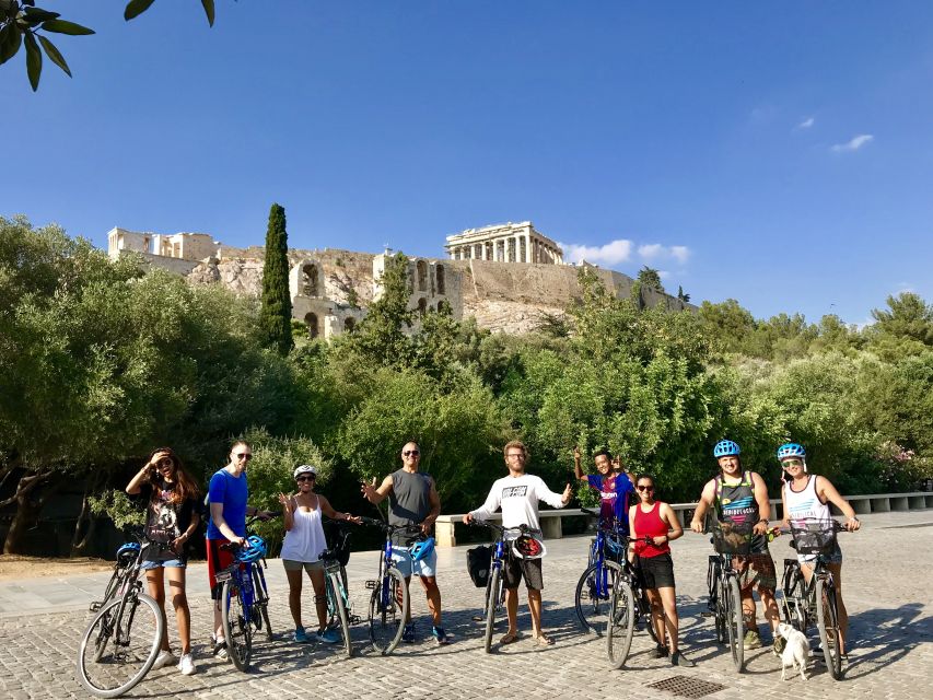 Athens: City Highlights Bike tour - Acropolis views plus Hadrian’s Arch, closing with Temple of Olympian Zeus