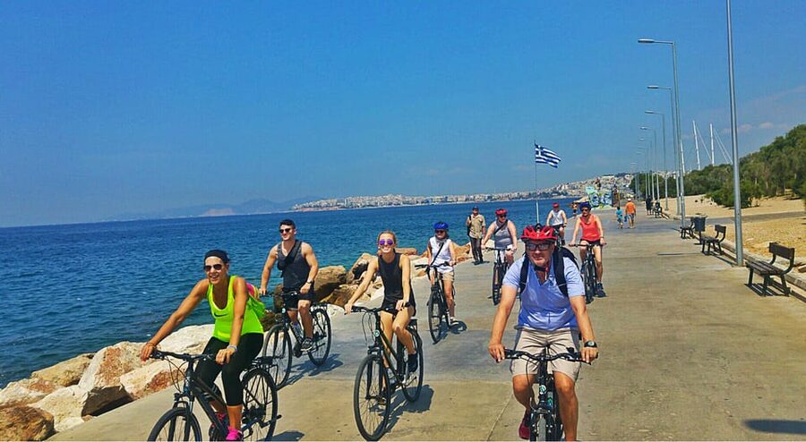 Athens: City & Sea Bike Tour - Rolling Toward the Athenian Riviera: Averof, Marina Views, and Coffee-Stop Energy