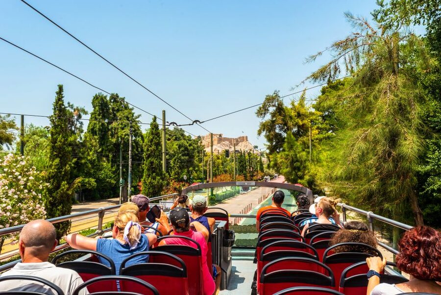 Athens: City Sightseeing Hop-On Hop-Off Bus Tour - Athens Route: Syntagma Square, Acropolis Views, and Museum Day Without the Stress