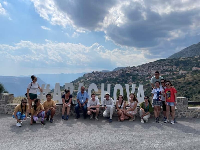 Athens: Delphi Guided Trip with Optional Lunch and Entry - Guided walk at the Delphi Archaeological Site, with real monuments and real context