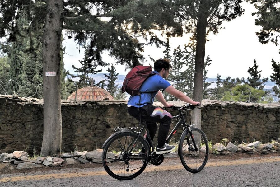 Athens: Electric Bicycle Tour to Mount Hymettus - Peak time: Acropolis, sea, and even the Peloponnese