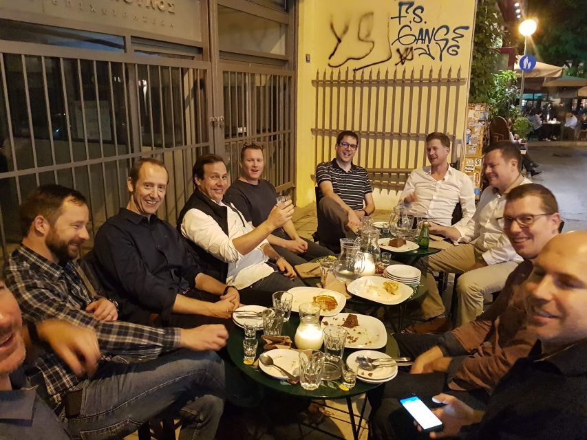Athens: Evening Food Tasting Tour with Guide - The opening tastes: yogurt, olive oil, cheese, cured meat
